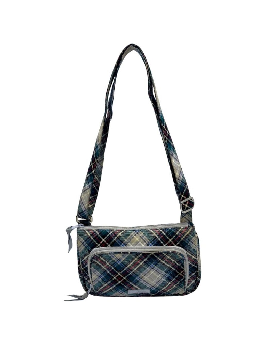 Vera Bradley Multicolored Snowy Plaid Shoulder Bag